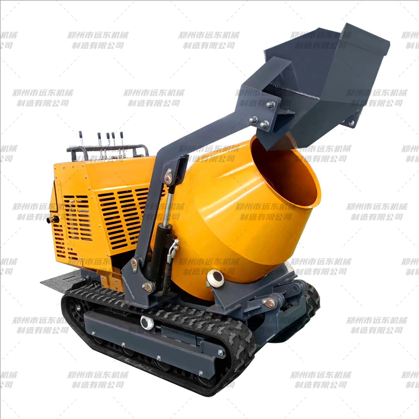 液壓履帶式攪拌車(圖3) 液壓履帶式攪拌車(圖3)